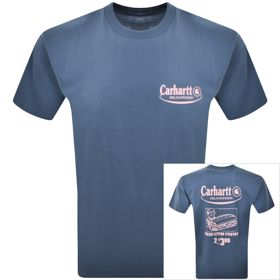 Tシャツ・カットソー Carhartt WIP T-shirts Blue I034665-2RRXX_sivasdescalzo-